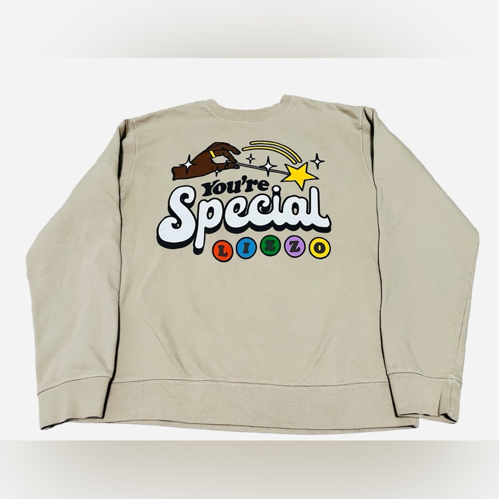 Lizzo Sasha Be Fluting Homecoming Tour Crewneck Sweatshirt Size Medium